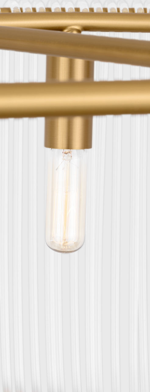 Pierce Extra Large Pendant Burnished Brass