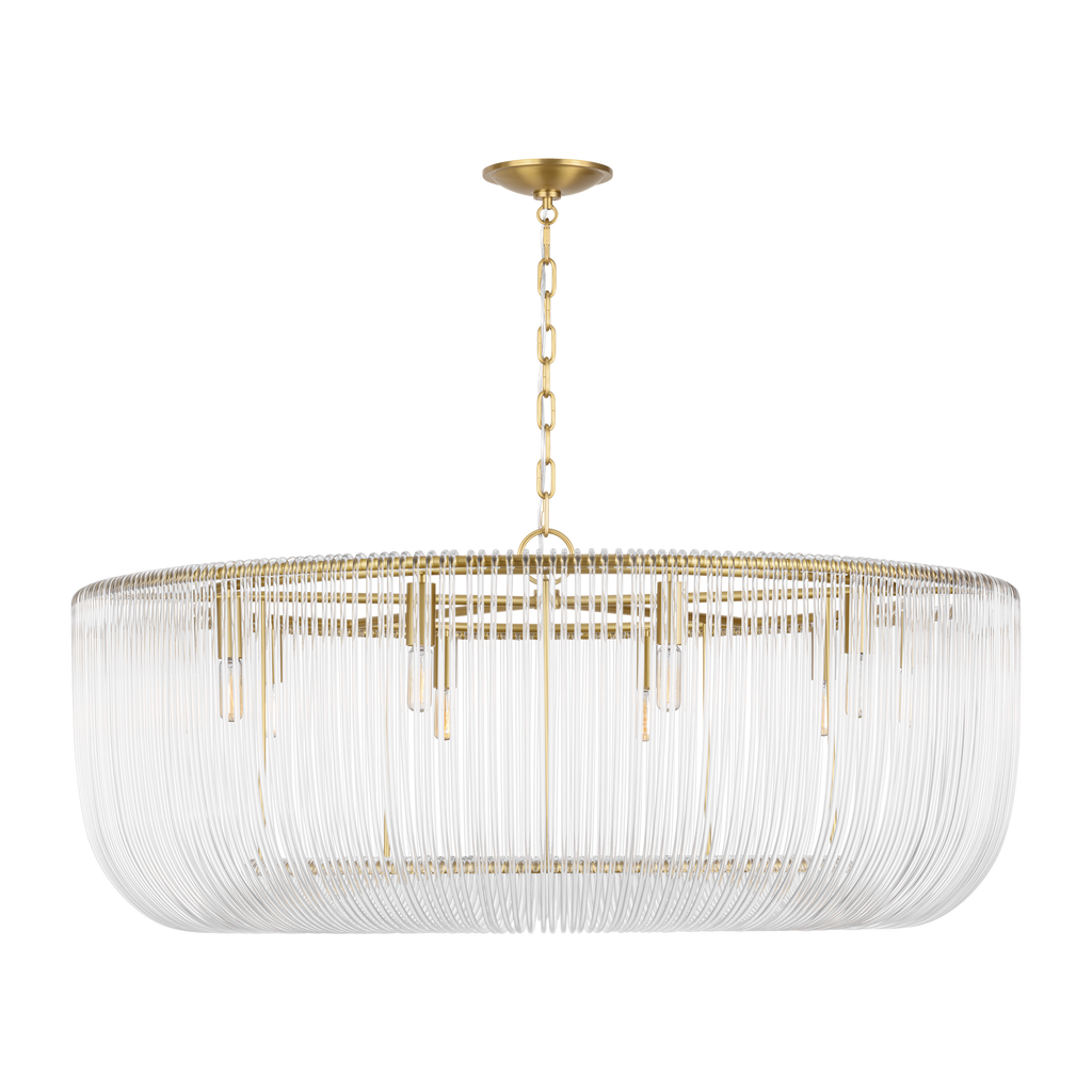 Pierce Extra Large Pendant Burnished Brass