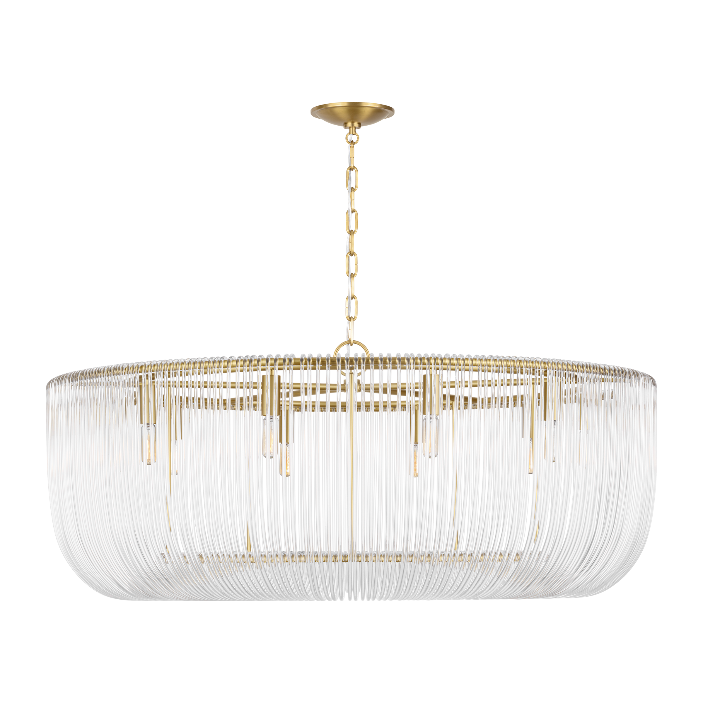 Pierce Extra Large Pendant Burnished Brass