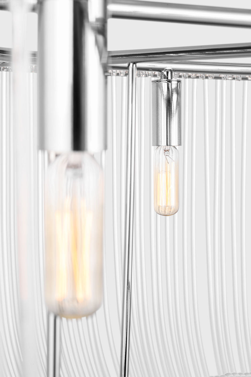 Pierce Extra Large Pendant Polished Nickel