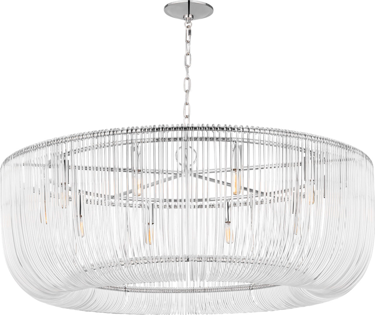Pierce Extra Large Pendant Polished Nickel