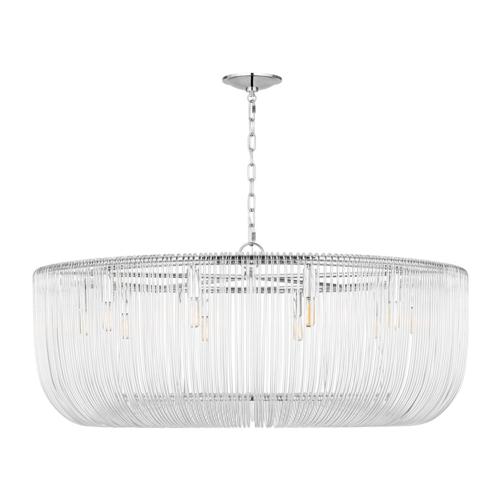 Pierce Extra Large Pendant Polished Nickel