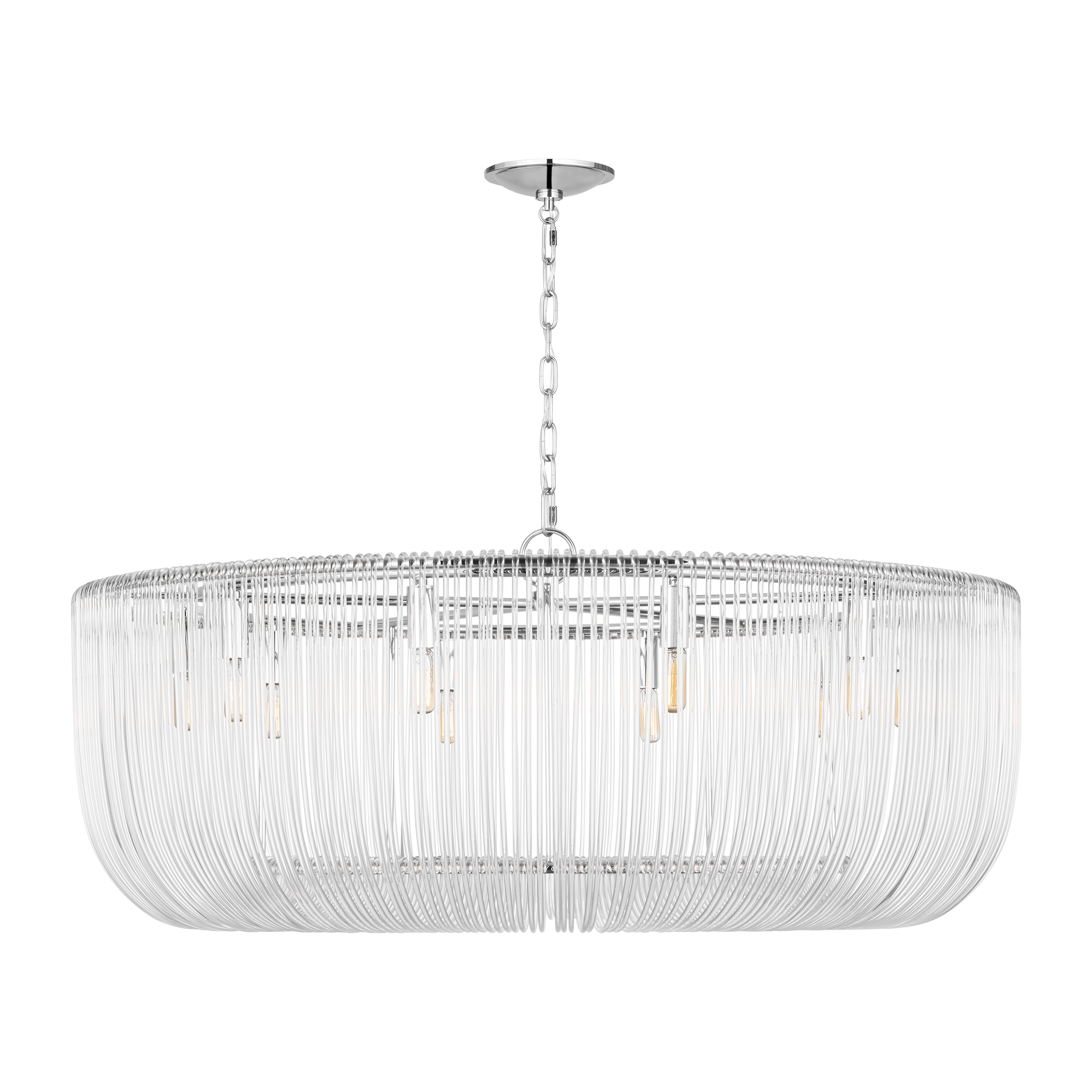 Pierce Extra Large Pendant Polished Nickel