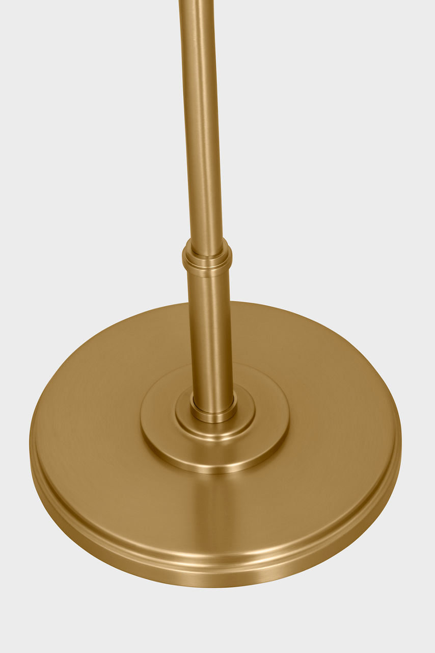 Belmont Extra Large Task Floor Lamp Burnished Brass Bulbs Inc