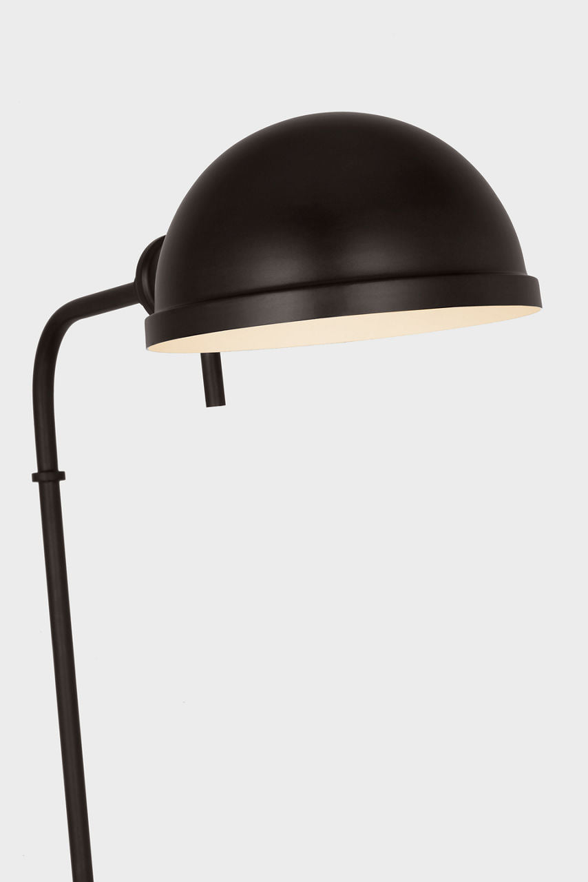 Belmont Large Task Floor Lamp Aged Iron Bulbs Inc