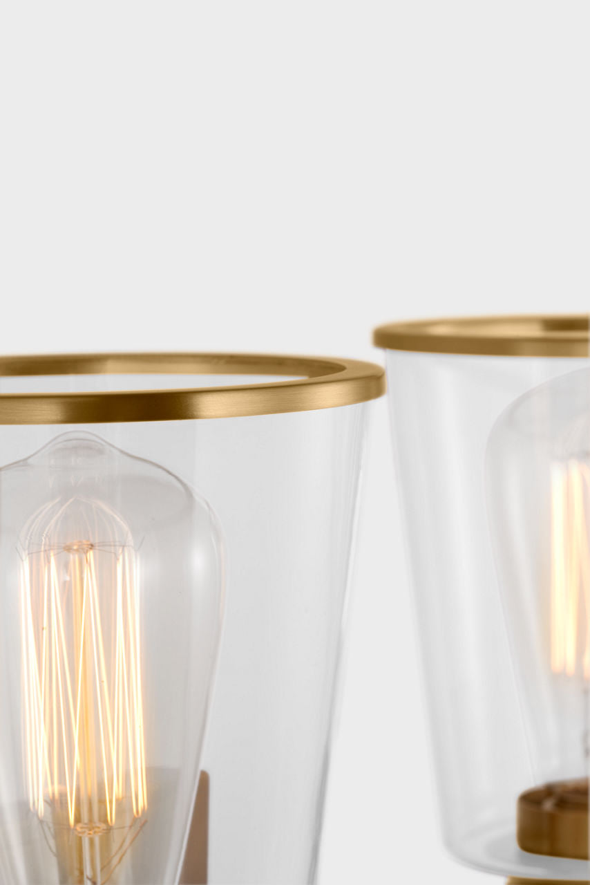 Alessa 2 - Light Vanity Burnished Brass