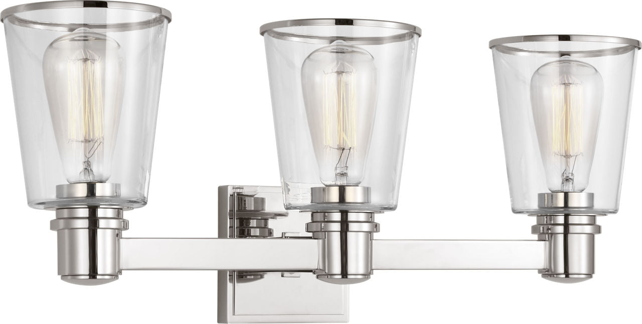 Alessa 3 - Light Vanity Polished Nickel
