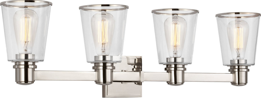 Alessa 4 - Light Vanity Polished Nickel