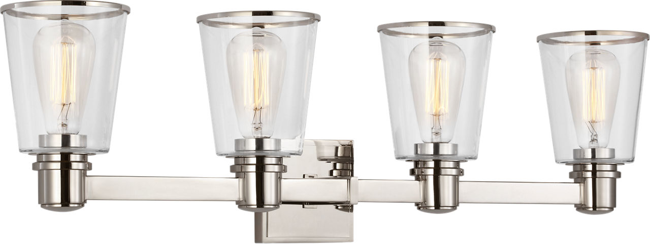 Alessa 4 - Light Vanity Polished Nickel