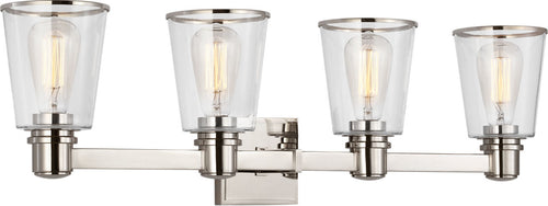 Alessa 4 - Light Vanity Polished Nickel