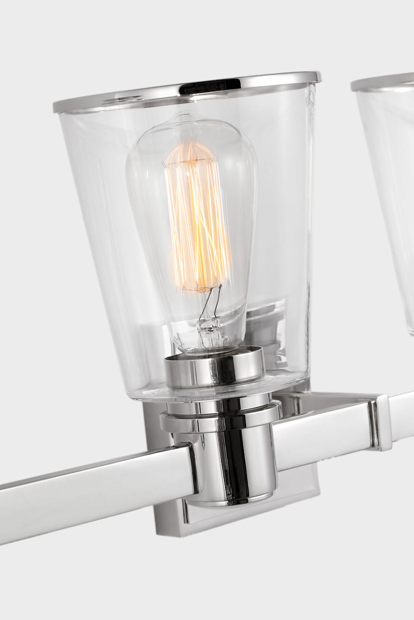 Alessa 4 - Light Vanity Polished Nickel
