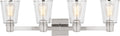 Alessa 4 - Light Vanity Polished Nickel