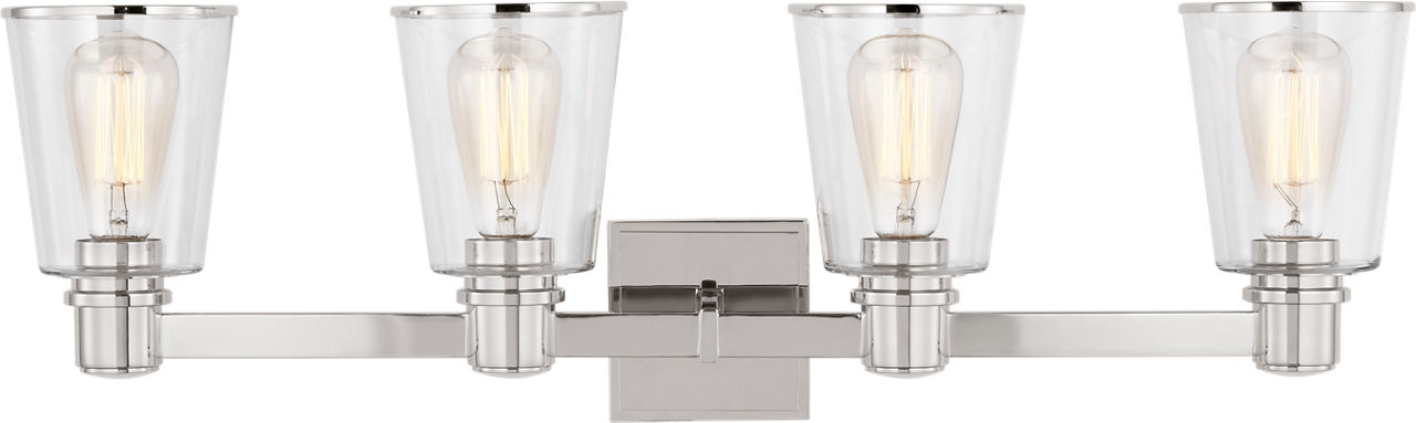 Alessa 4 - Light Vanity Polished Nickel