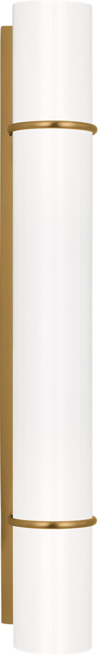 Amelie Medium Vanity Burnished Brass Bulbs Inc