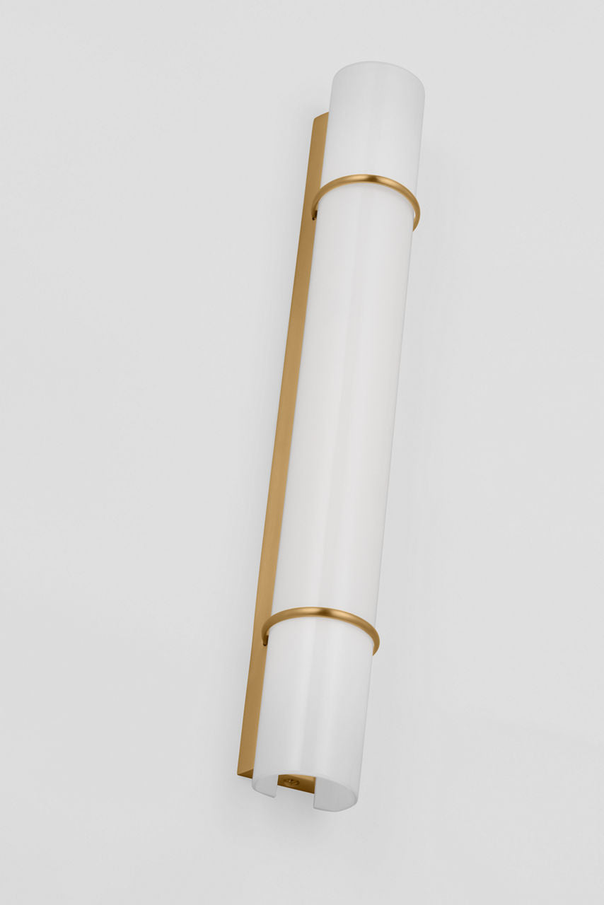 Amelie Medium Vanity Burnished Brass Bulbs Inc