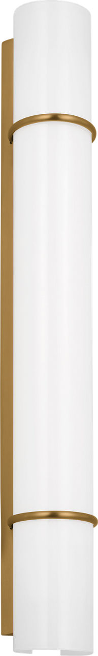 Amelie Medium Vanity Burnished Brass Bulbs Inc