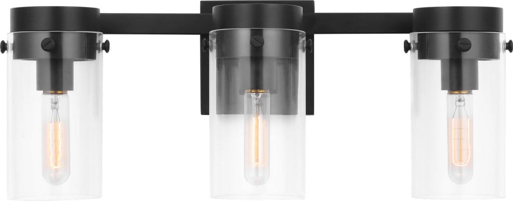 Garrett 3 - Light Vanity | Aged Iron