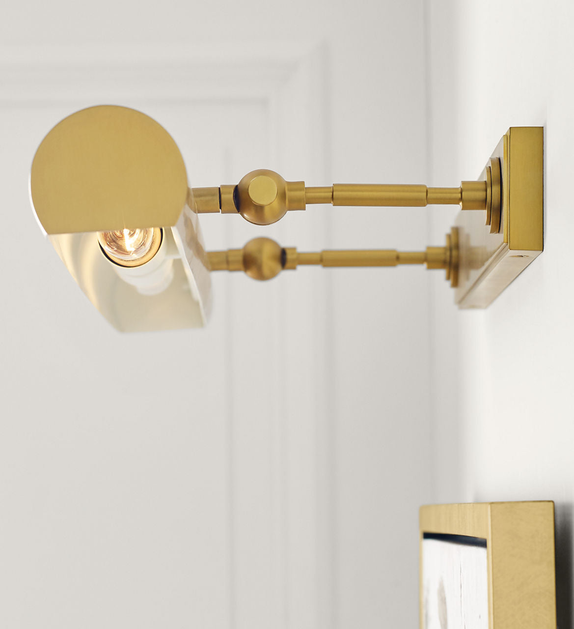 Kenyon 30" Picture Light Burnished Brass