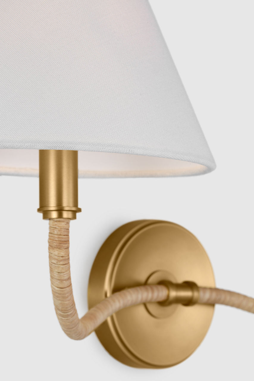 Laguna Double Sconce Burnished Brass