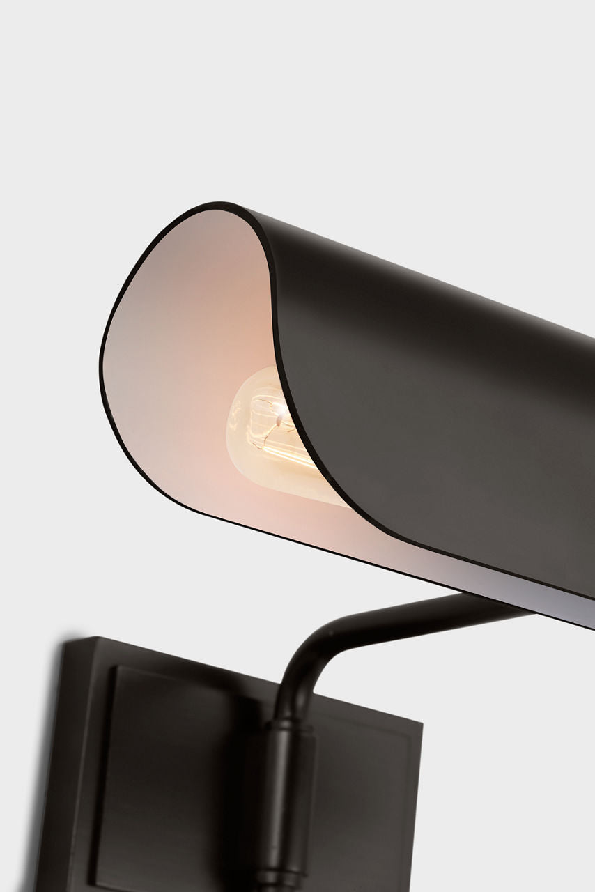 Hull 13" Picture Light Aged Iron