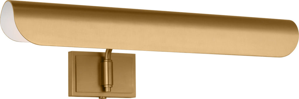 Hull 18" Picture Light Burnished Brass