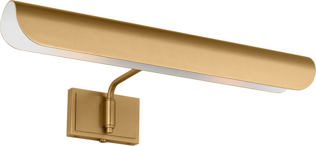 Hull 18" Picture Light Burnished Brass