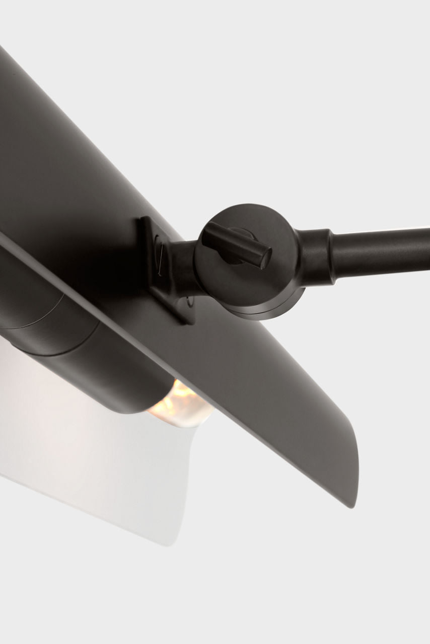 Hull 24" Picture Light Aged Iron
