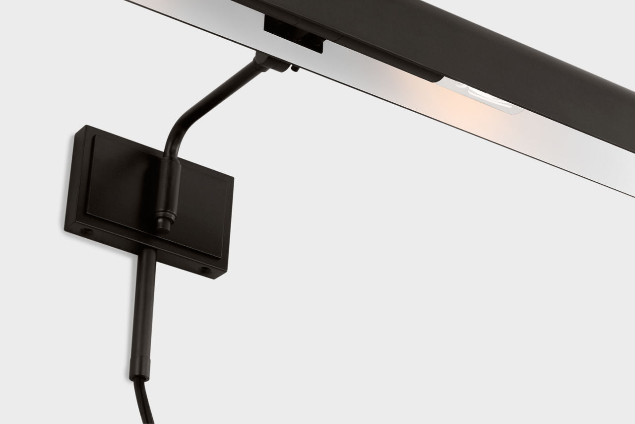 Hull 24" Picture Light Aged Iron
