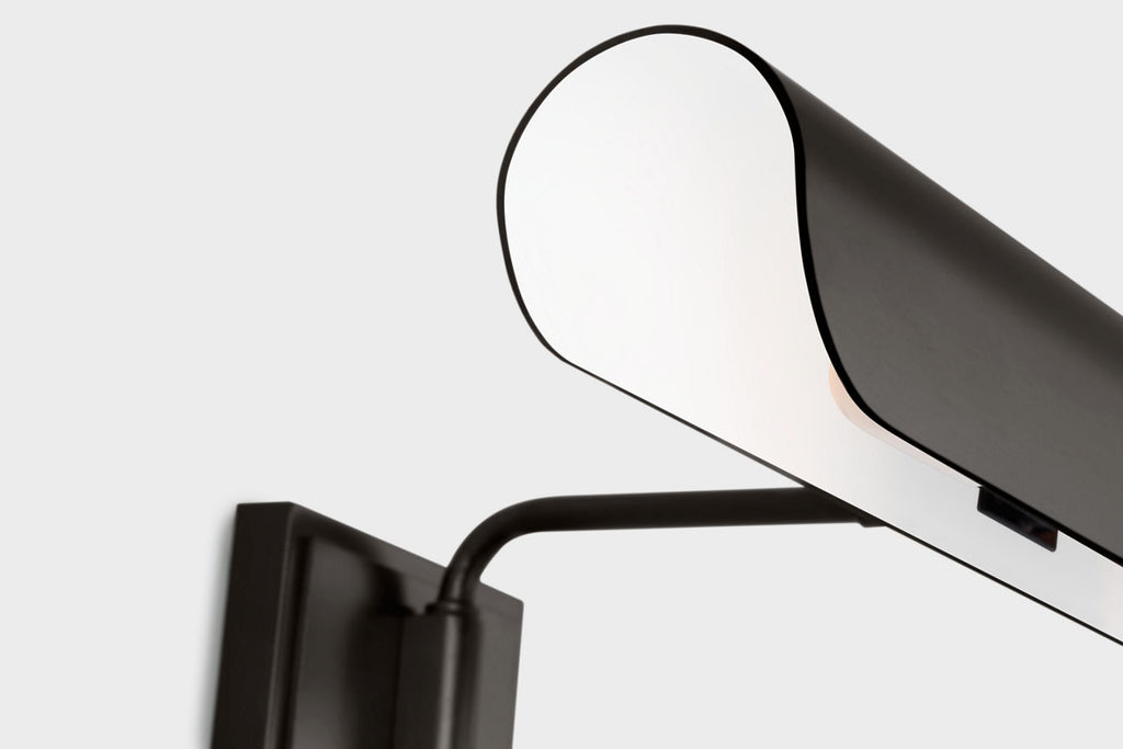 Hull 24" Picture Light Aged Iron