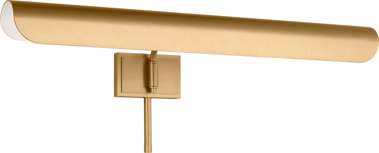Hull 24" Picture Light Burnished Brass