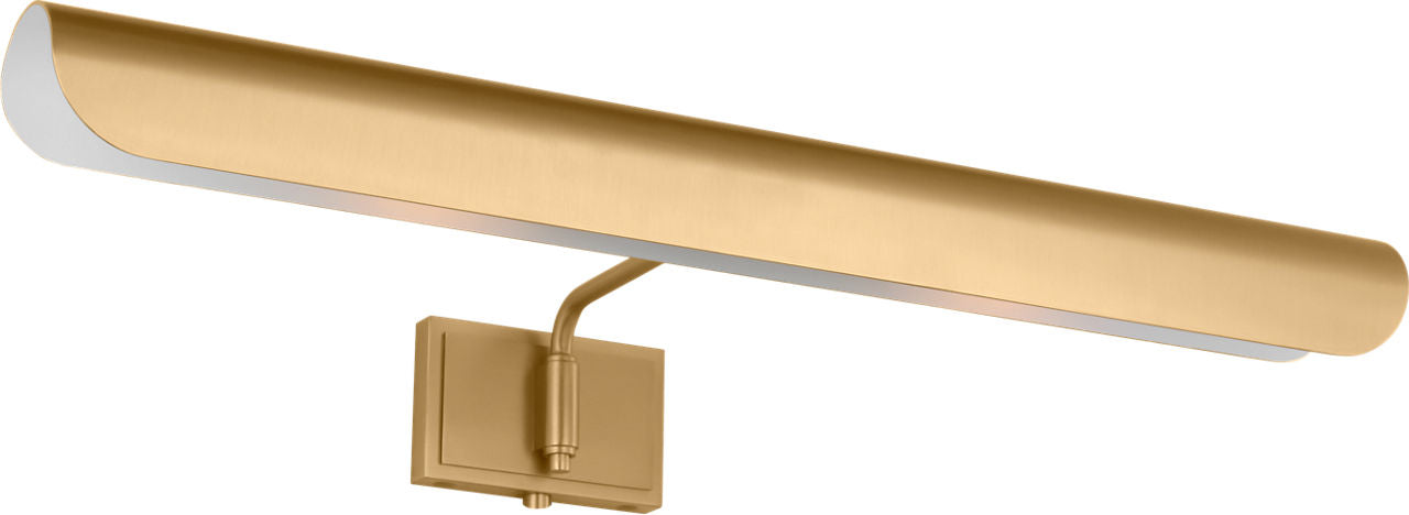Hull 24" Picture Light Burnished Brass