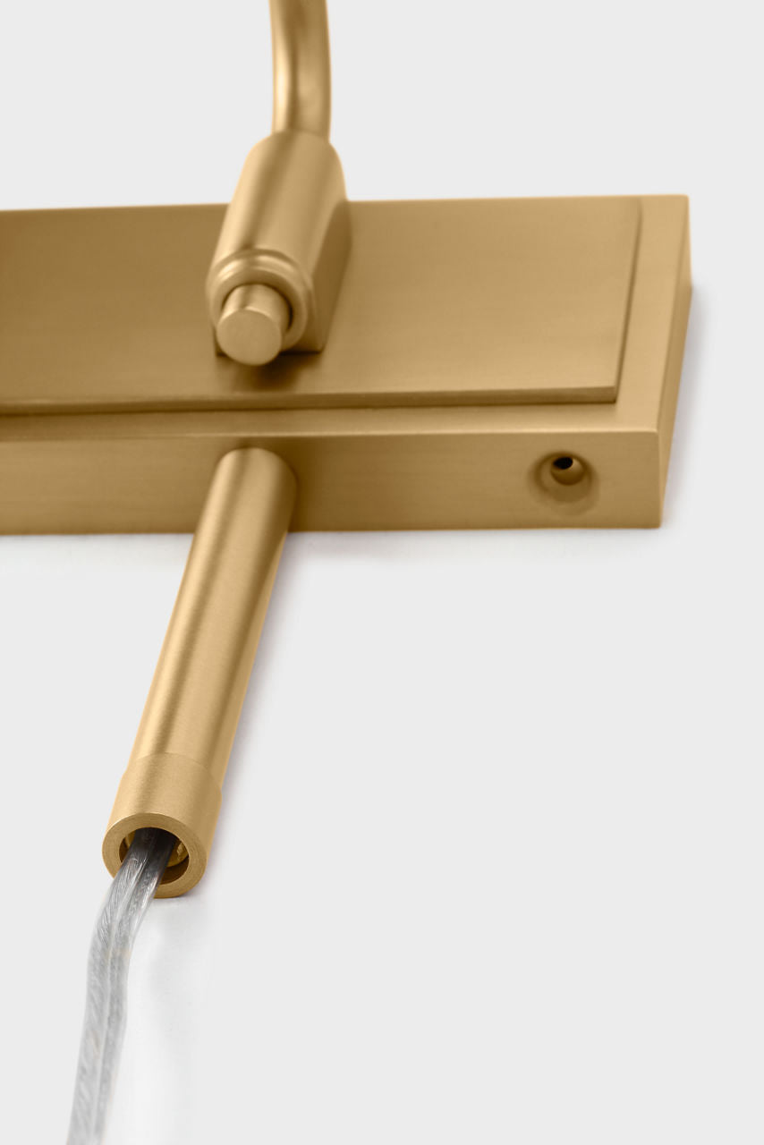 Hull 24" Picture Light Burnished Brass