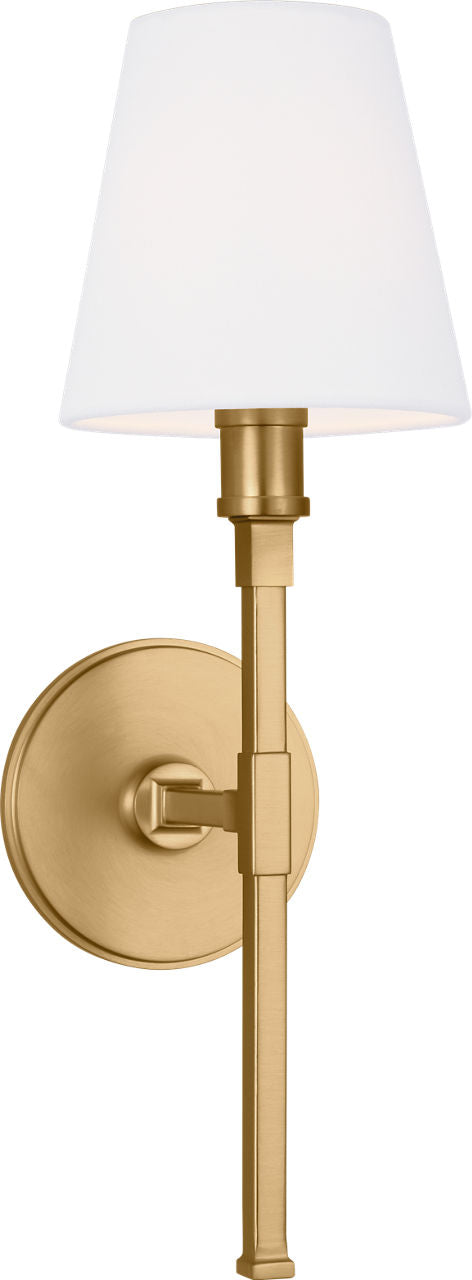 Perth Single Medium Sconce Burnished Brass