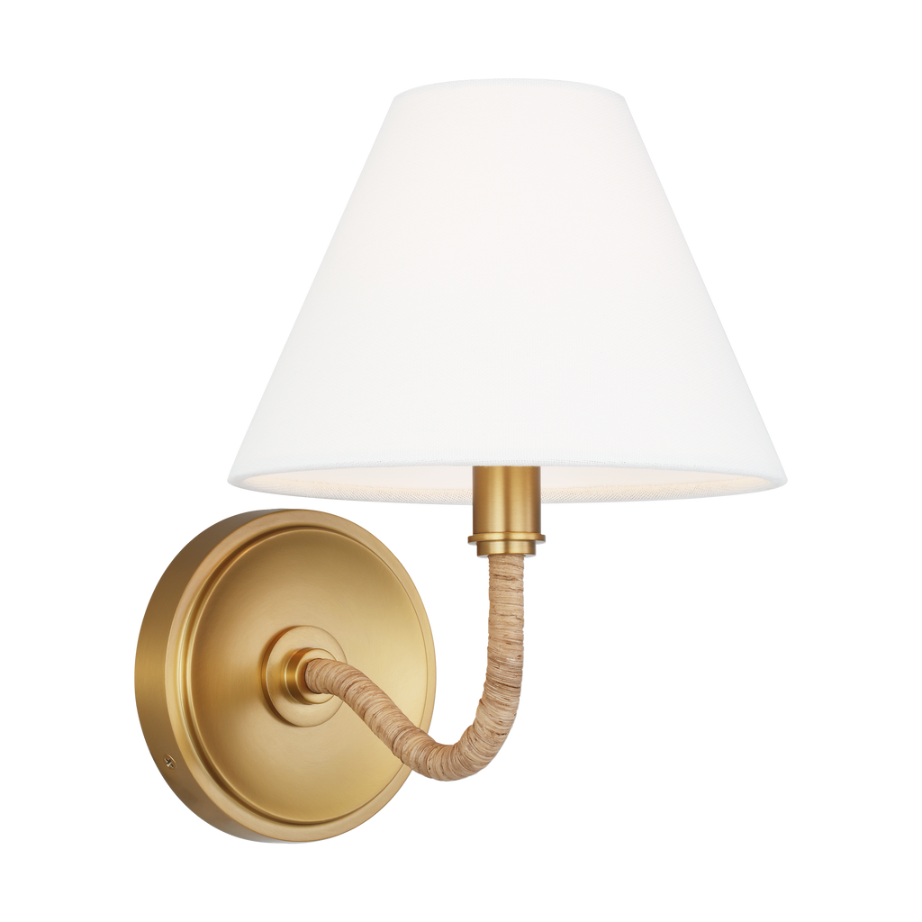 Laguna Single Sconce Burnished Brass