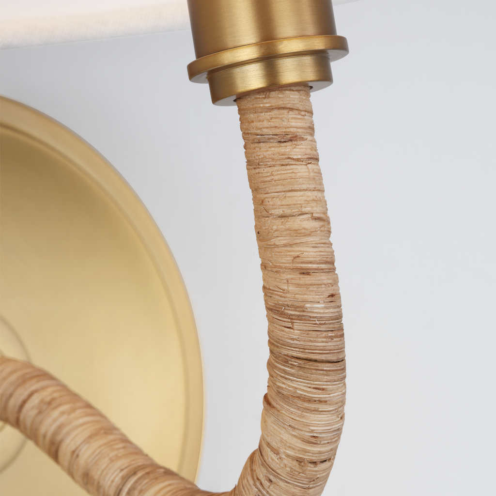 Laguna Single Sconce Burnished Brass