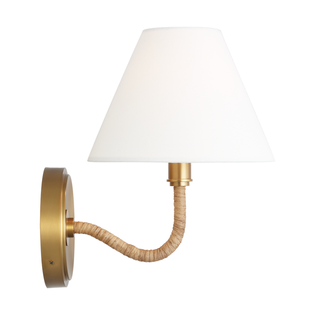 Laguna Single Sconce Burnished Brass