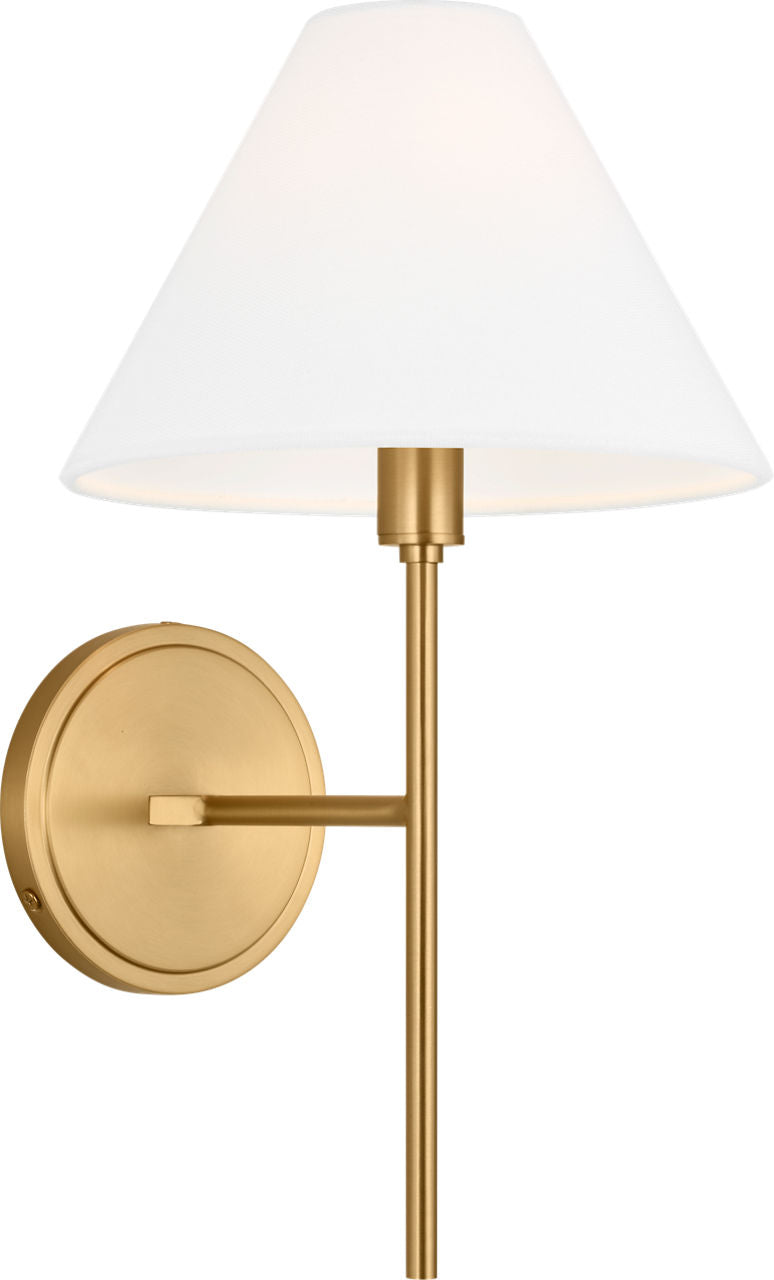 Ridgewood Small Sconce Burnished Brass