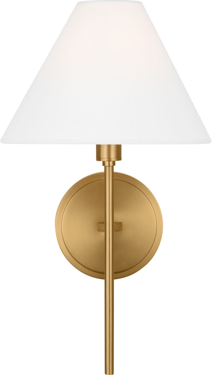 Ridgewood Small Sconce Burnished Brass
