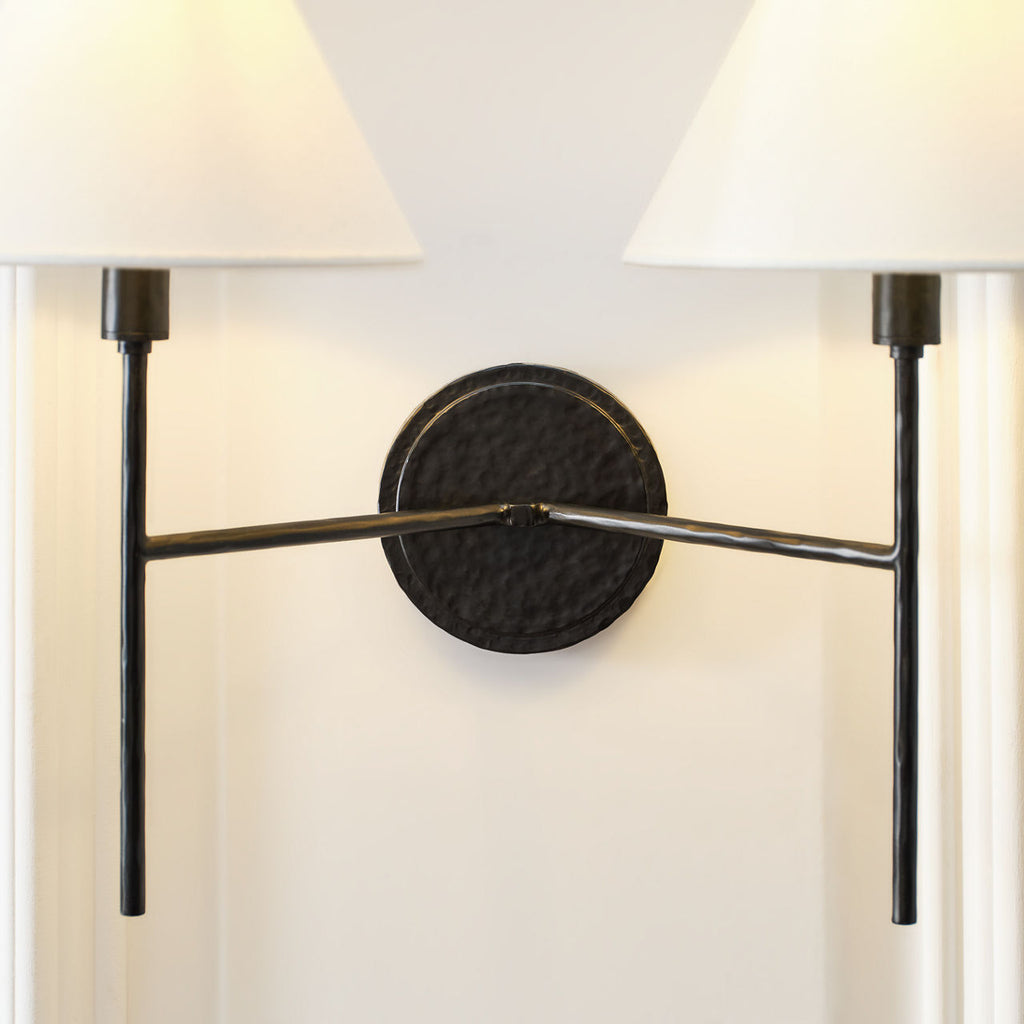 Ridgewood Medium Sconce Aged Iron