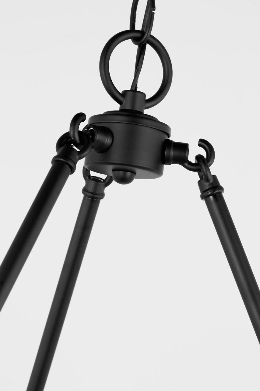 Egmont Large Chandelier Midnight Black