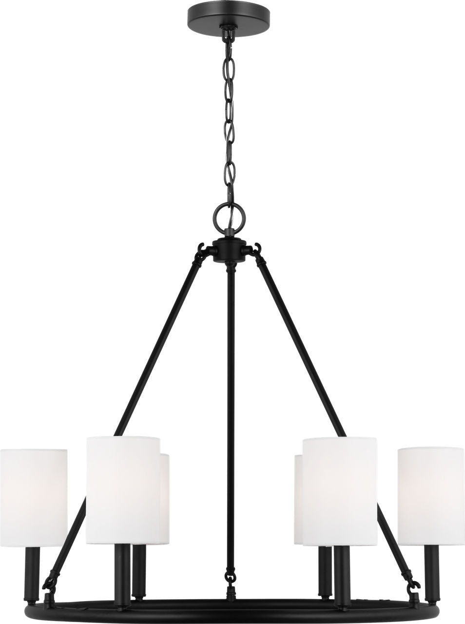 Egmont Large Chandelier Midnight Black