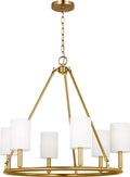 Egmont Large Chandelier Satin Brass