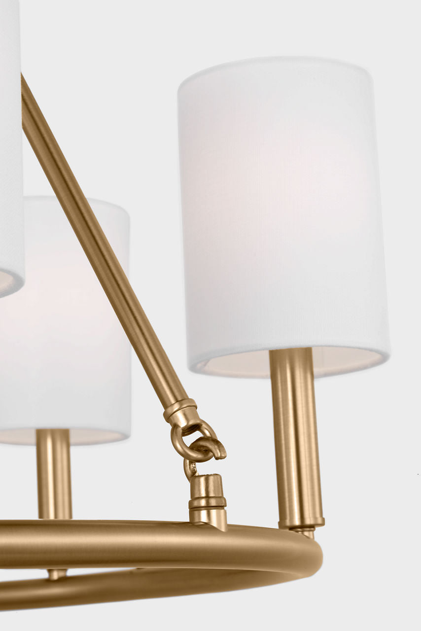Egmont Large Chandelier Satin Brass