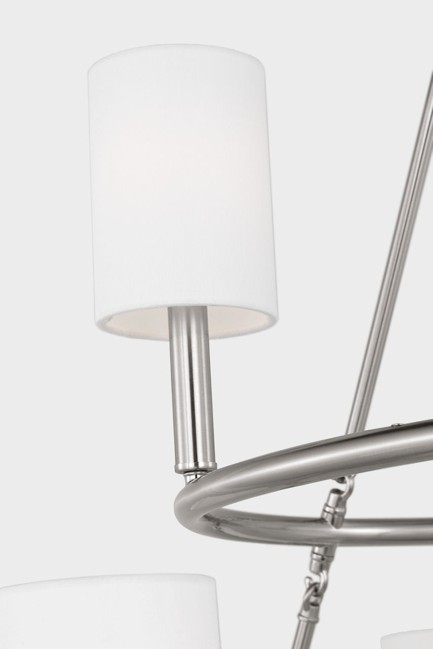 Egmont Extra Large Chandelier Brushed Steel