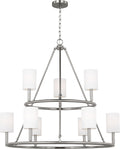 Egmont Extra Large Chandelier Brushed Steel