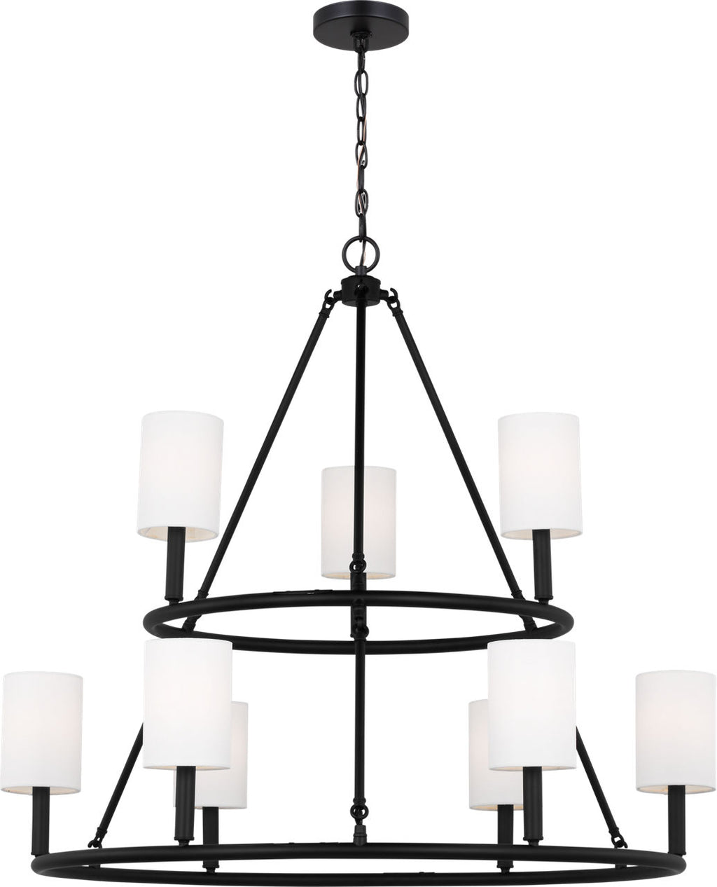 Egmont Extra Large Chandelier Midnight Black