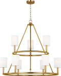 Egmont Extra Large Chandelier Satin Brass