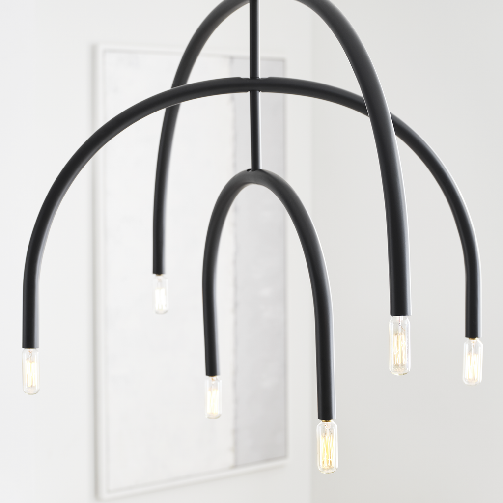 Hadden Large Chandelier Midnight Black
