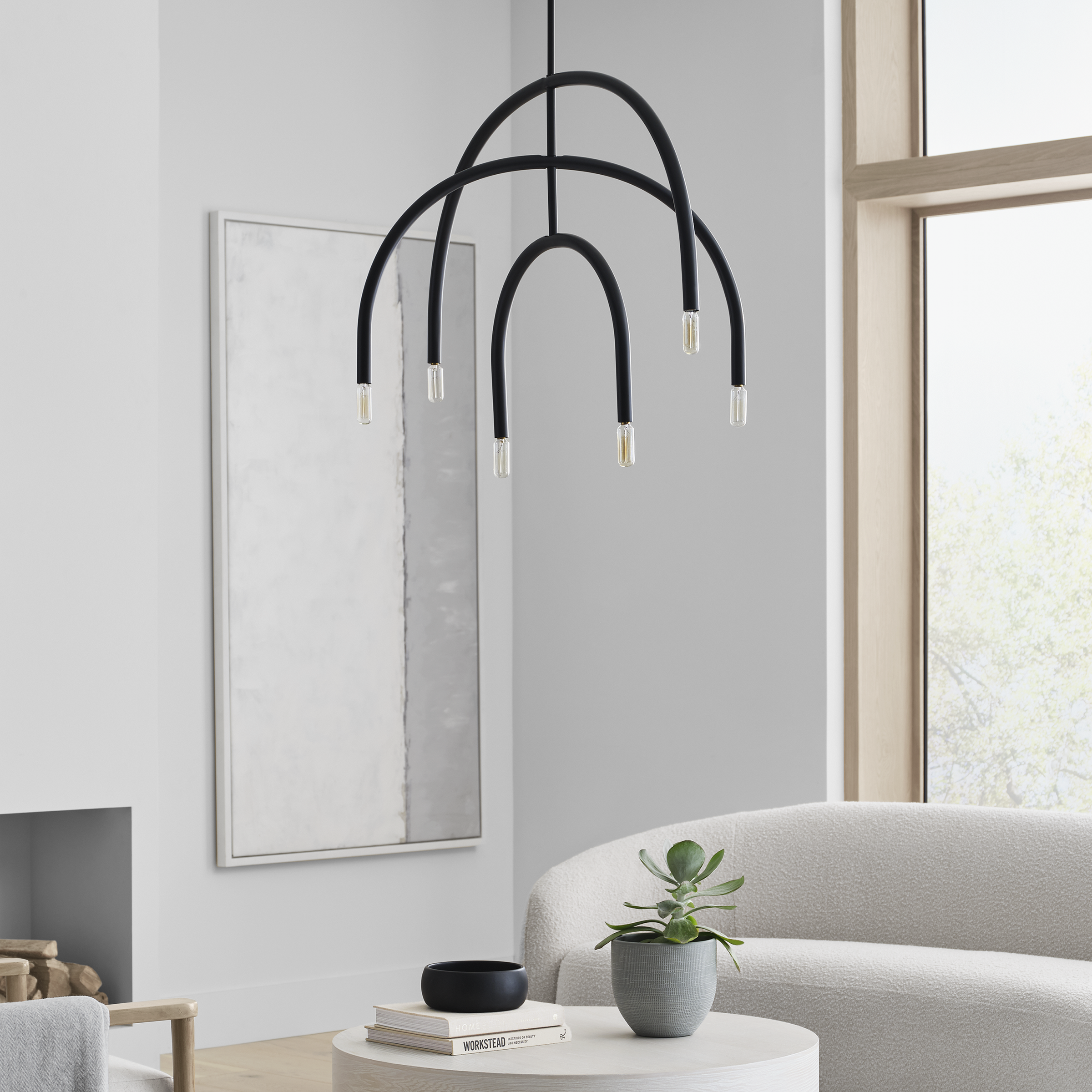 Hadden Large Chandelier Midnight Black