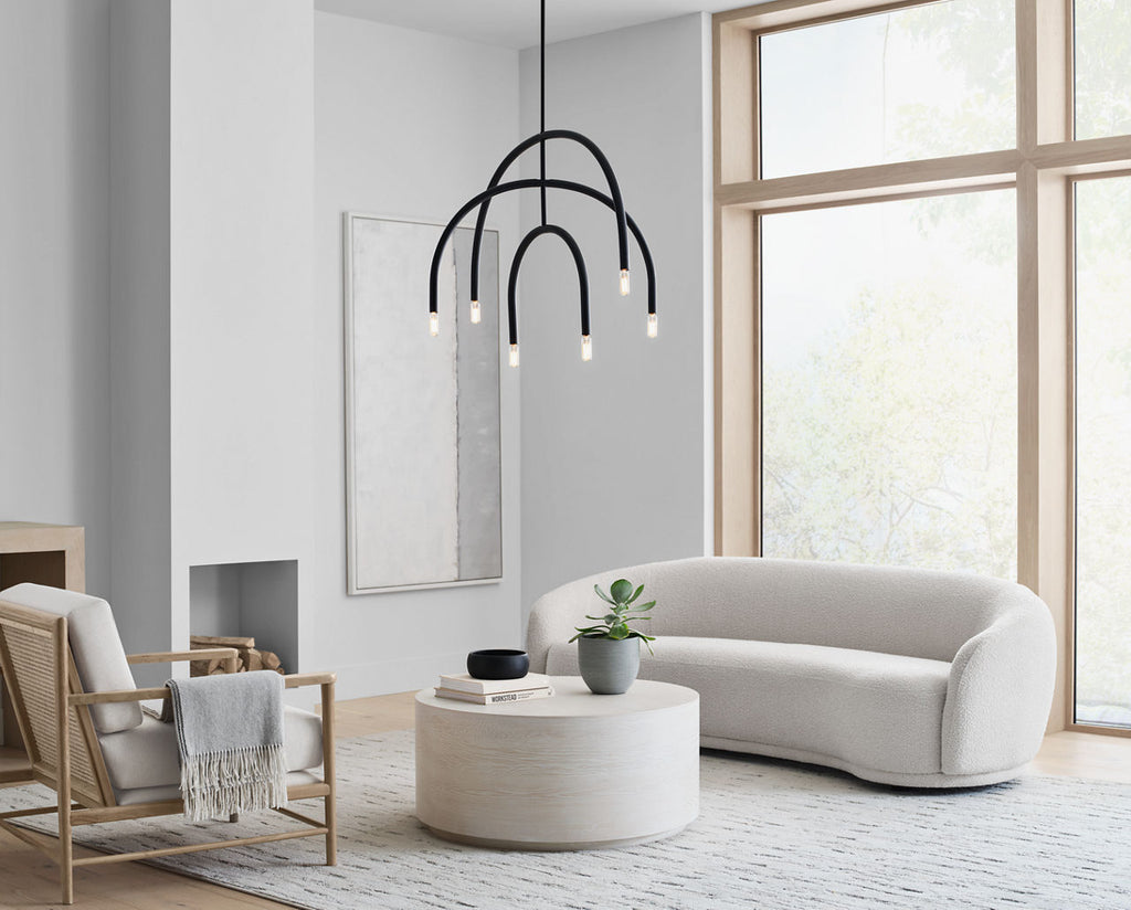 Hadden Large Chandelier Midnight Black